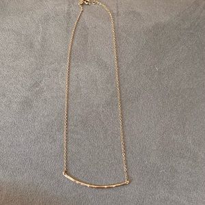 Gorjana rose gold necklace